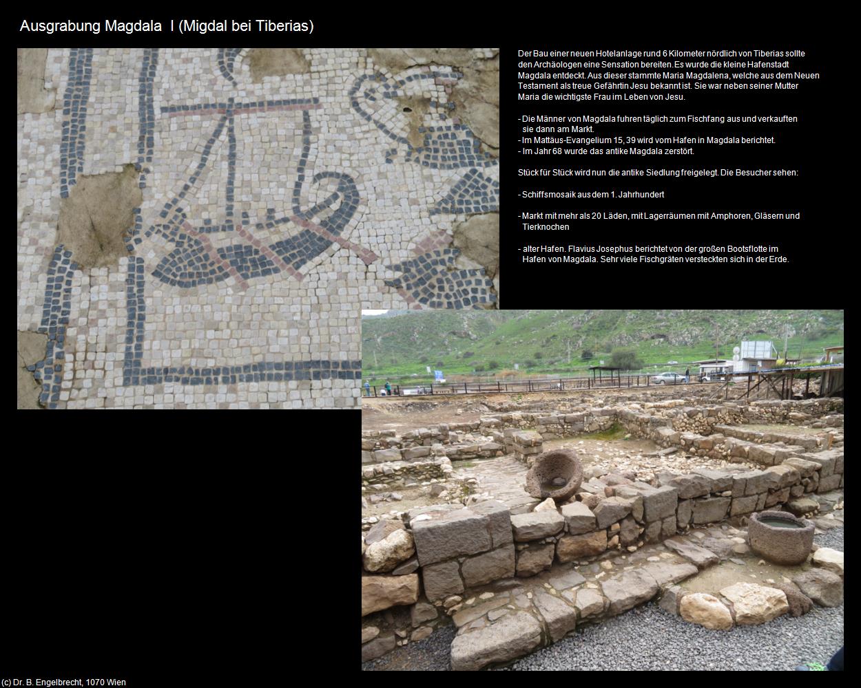 Ausgrabung Magdala I  (Migdal bei Tiberias) in Kulturatlas-ISRAEL