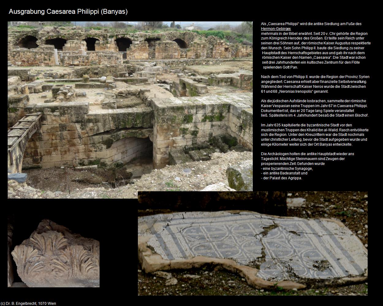 Ausgrabung Caesarea Philippi  (Banyas) in Kulturatlas-ISRAEL(c)B.Engelbrecht