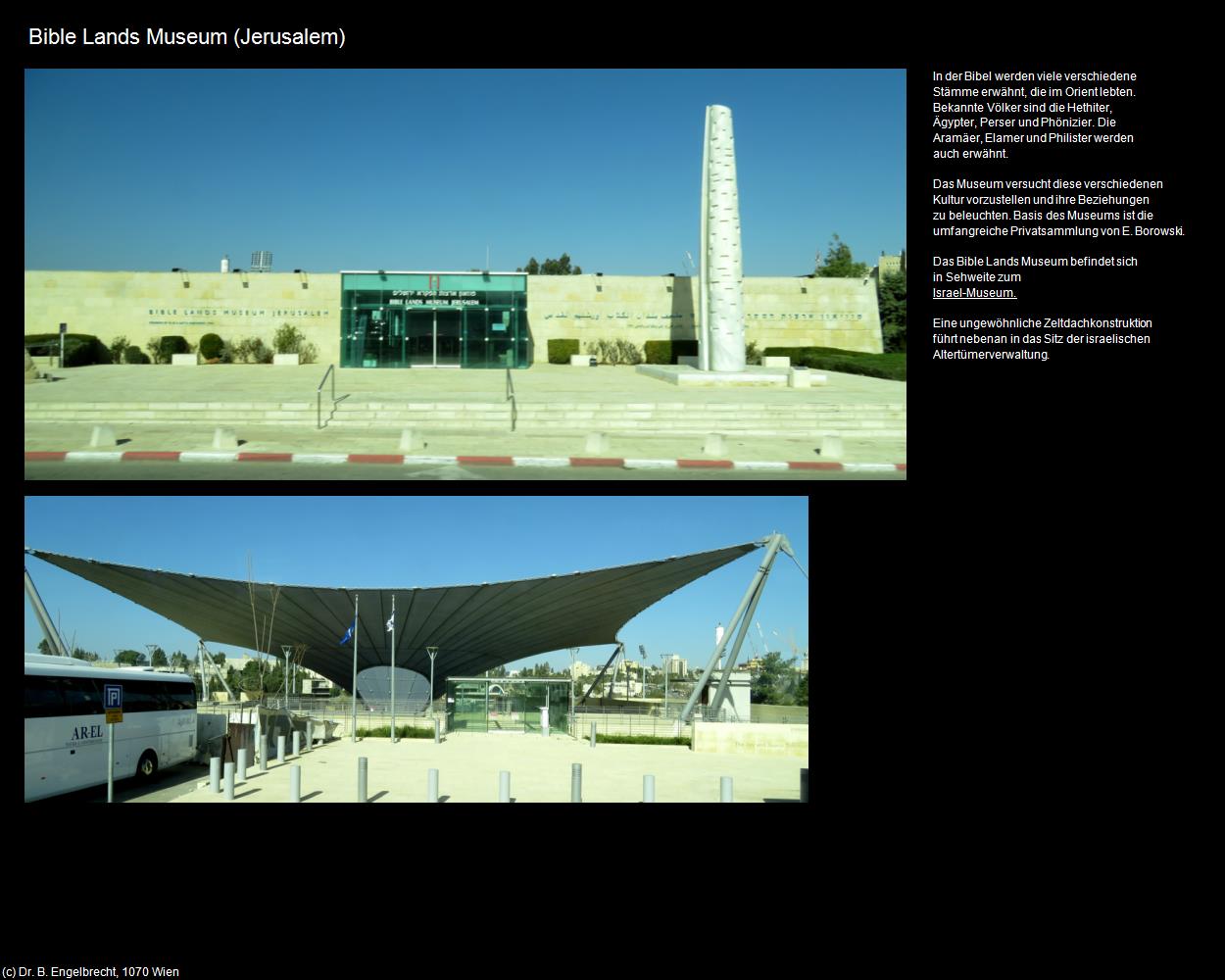 Bible Lands Museum  (Jerusalem) in Kulturatlas-ISRAEL(c)B.Engelbrecht