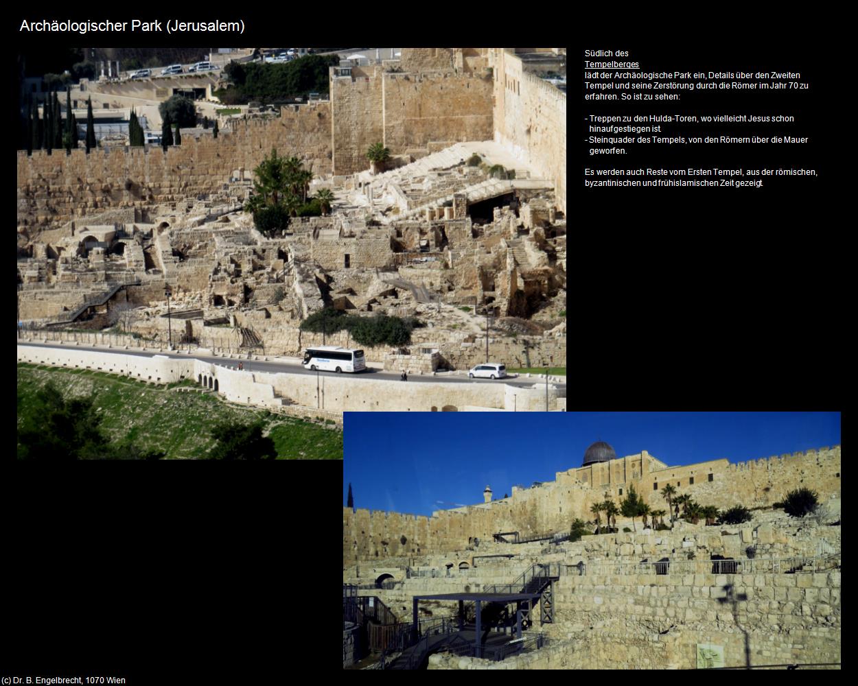 Archäologischer Park  (Jerusalem) in Kulturatlas-ISRAEL(c)B.Engelbrecht
