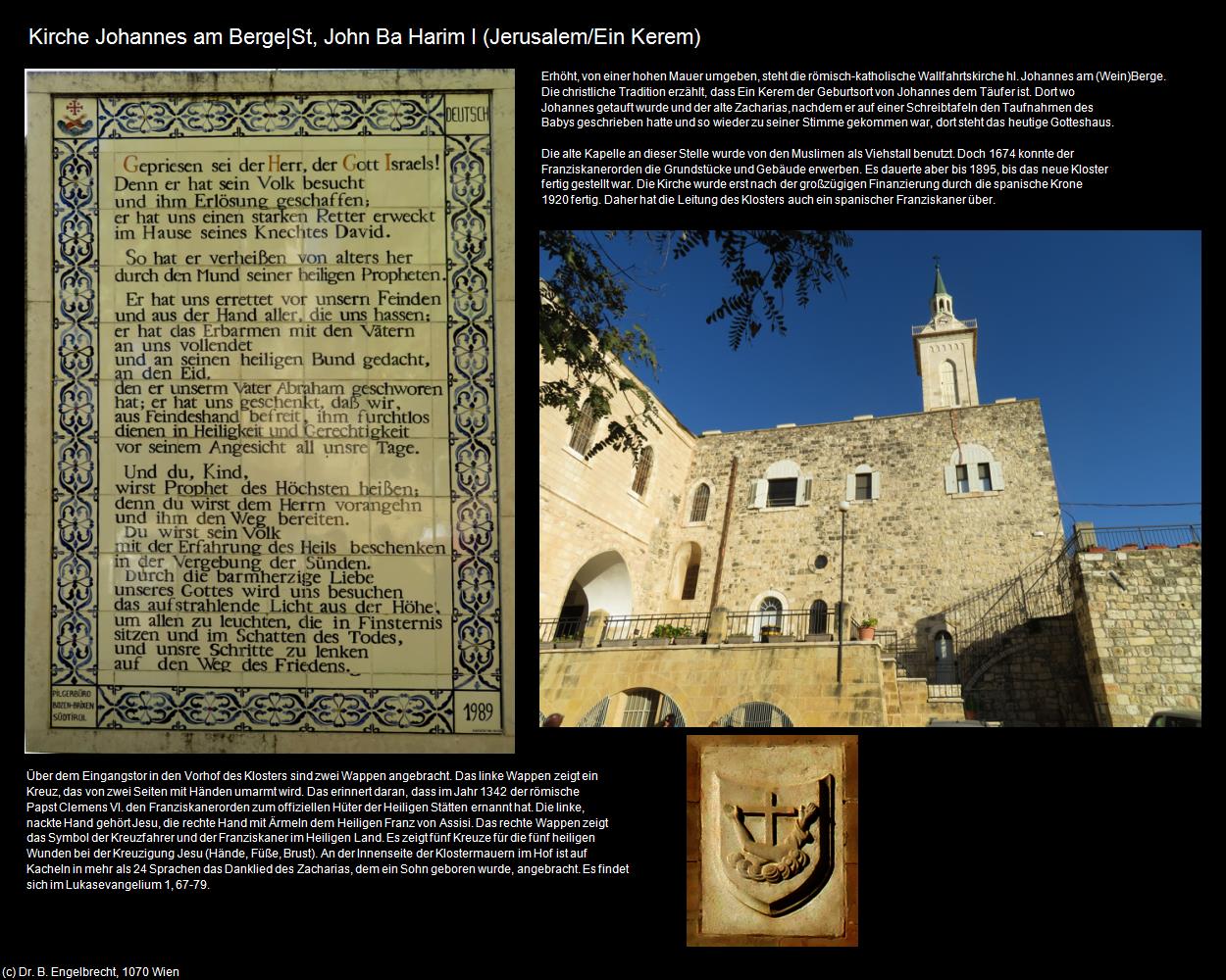 Kirche Johannes am Berge I (Ein Kerem) (Jerusalem) in Kulturatlas-ISRAEL