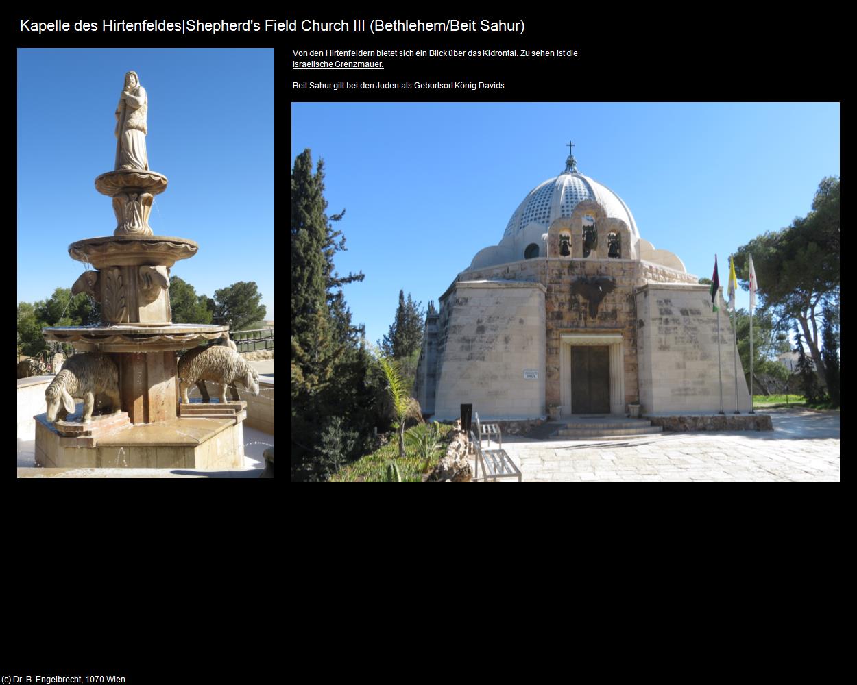 Kapelle des Hirtenfeldes IIII (Beit Sahur) (Bethlehem) in Kulturatlas-ISRAEL(c)B.Engelbrecht