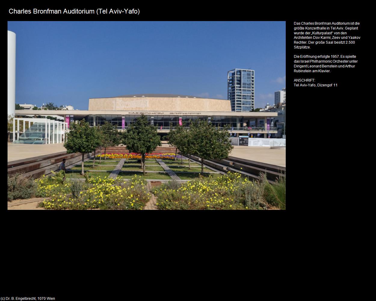 Charles Bronfman Auditorium   (Tel Aviv-Yafo) in Kulturatlas-ISRAEL