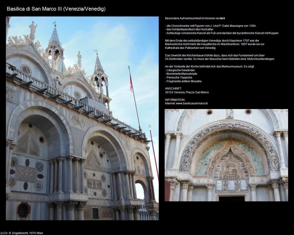 Basilica di San Marco III (Venedig/Venezia) in Kulturatlas-VENEDIG