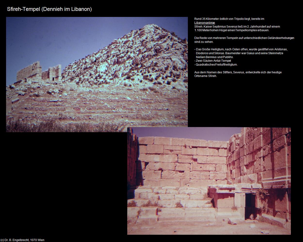 Sfireh-Tempel (Dennieh (LBN)) in Kulturatlas-JORDANIEN-SYRIEN-LIBANON(c)B.Engelbrecht