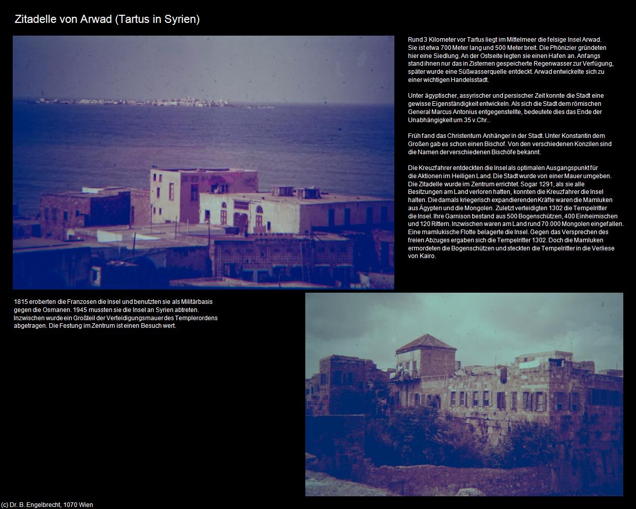 Zitadelle von Arwad (Tartus (SYR)) in Kulturatlas-JORDANIEN-SYRIEN-LIBANON