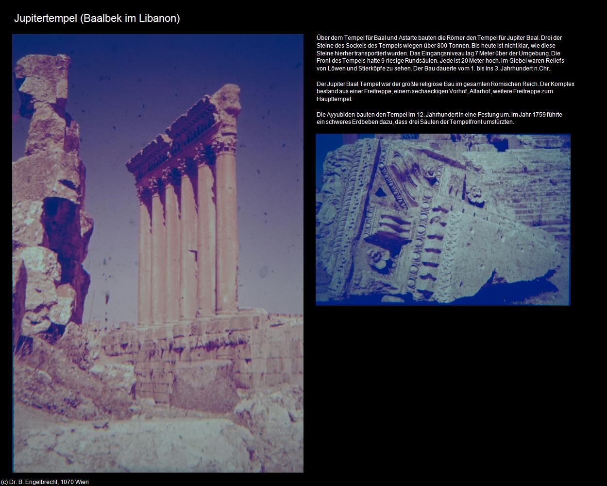 Jupitertempel (Baalbek (LBN)) in Kulturatlas-JORDANIEN-SYRIEN-LIBANON