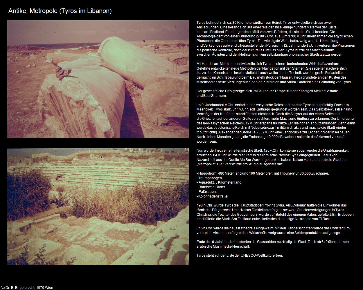 Antike Metropole (Tyros im Libanon) (Tyros (LBN)) in Kulturatlas-JORDANIEN-SYRIEN-LIBANON