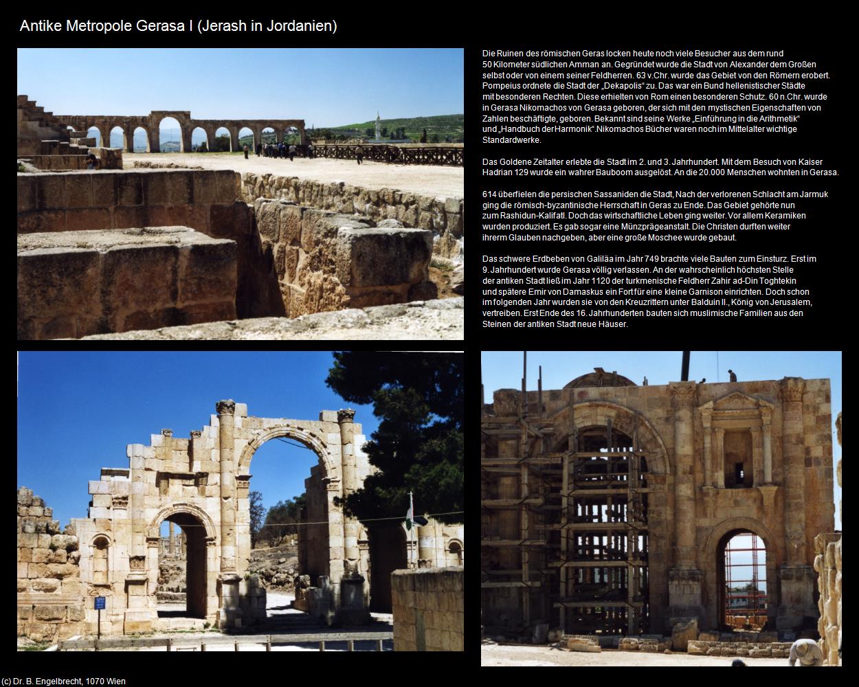 Antike Metropole Gerasa I (Jerash (JOR)) in Kulturatlas-JORDANIEN-SYRIEN-LIBANON
