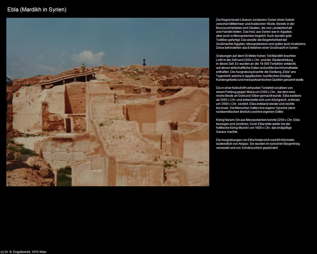 Ebla (Mardikh (SYR)) in Kulturatlas-JORDANIEN-SYRIEN-LIBANON
