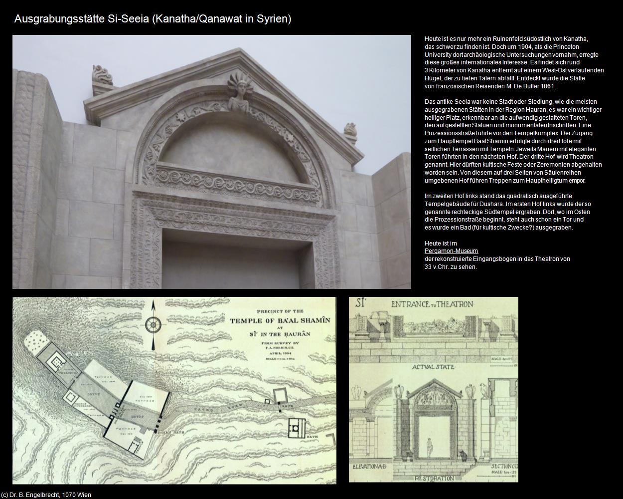 Ausgrabungsstätte Si-Seeia (Kanatha/Qanawat (SYR)) in Kulturatlas-JORDANIEN-SYRIEN-LIBANON(c)B.Engelbrecht