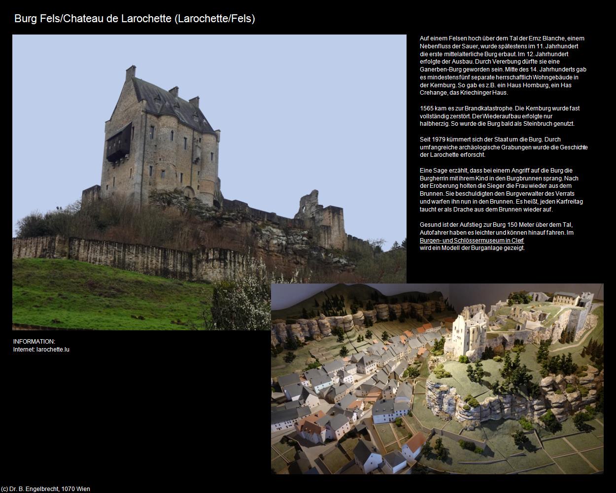 Burg Fels (Larochette/Fels) in LUXEMBURG(c)B.Engelbrecht