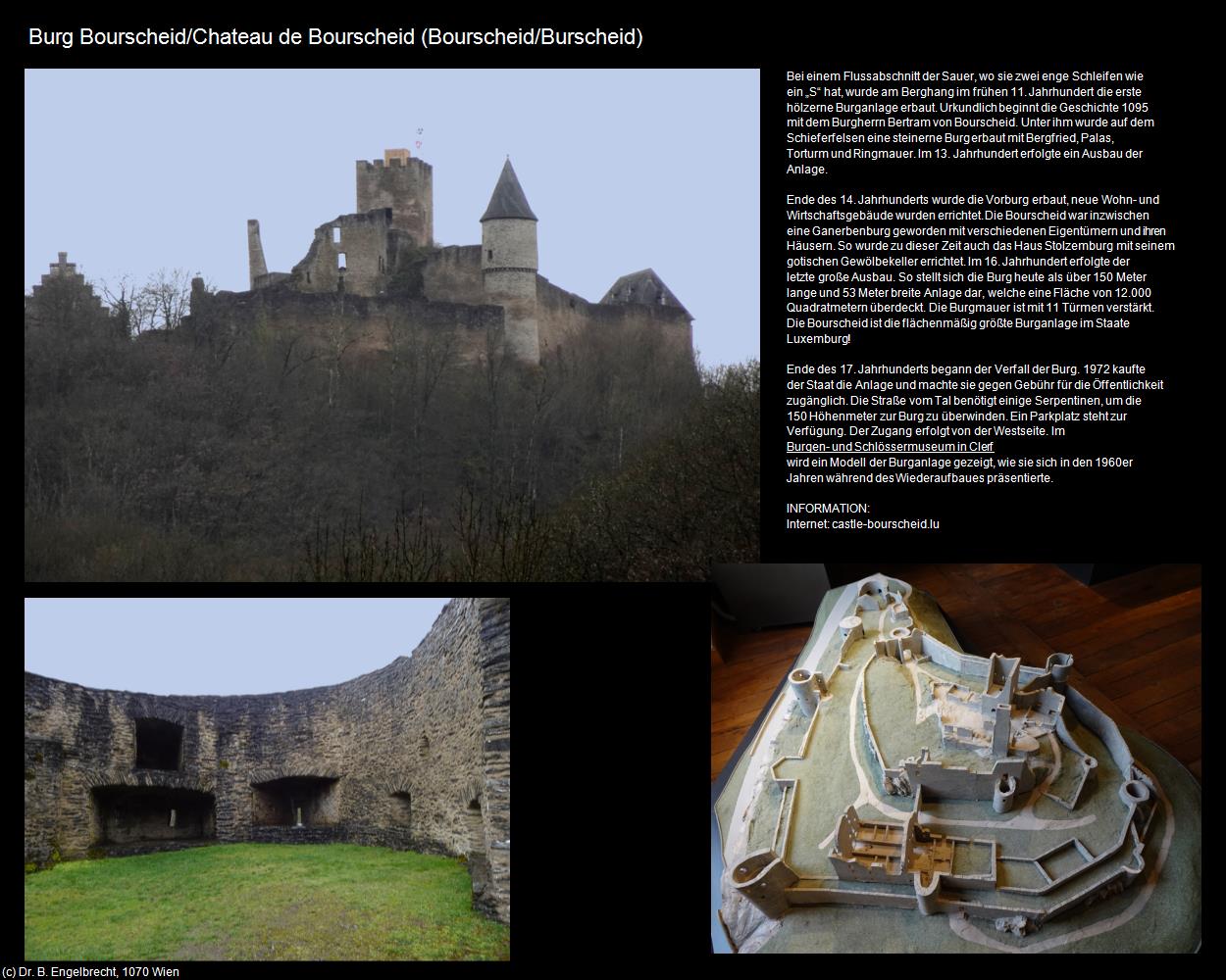 Burg Bourscheid (Bourscheid/Burscheid) in LUXEMBURG(c)B.Engelbrecht