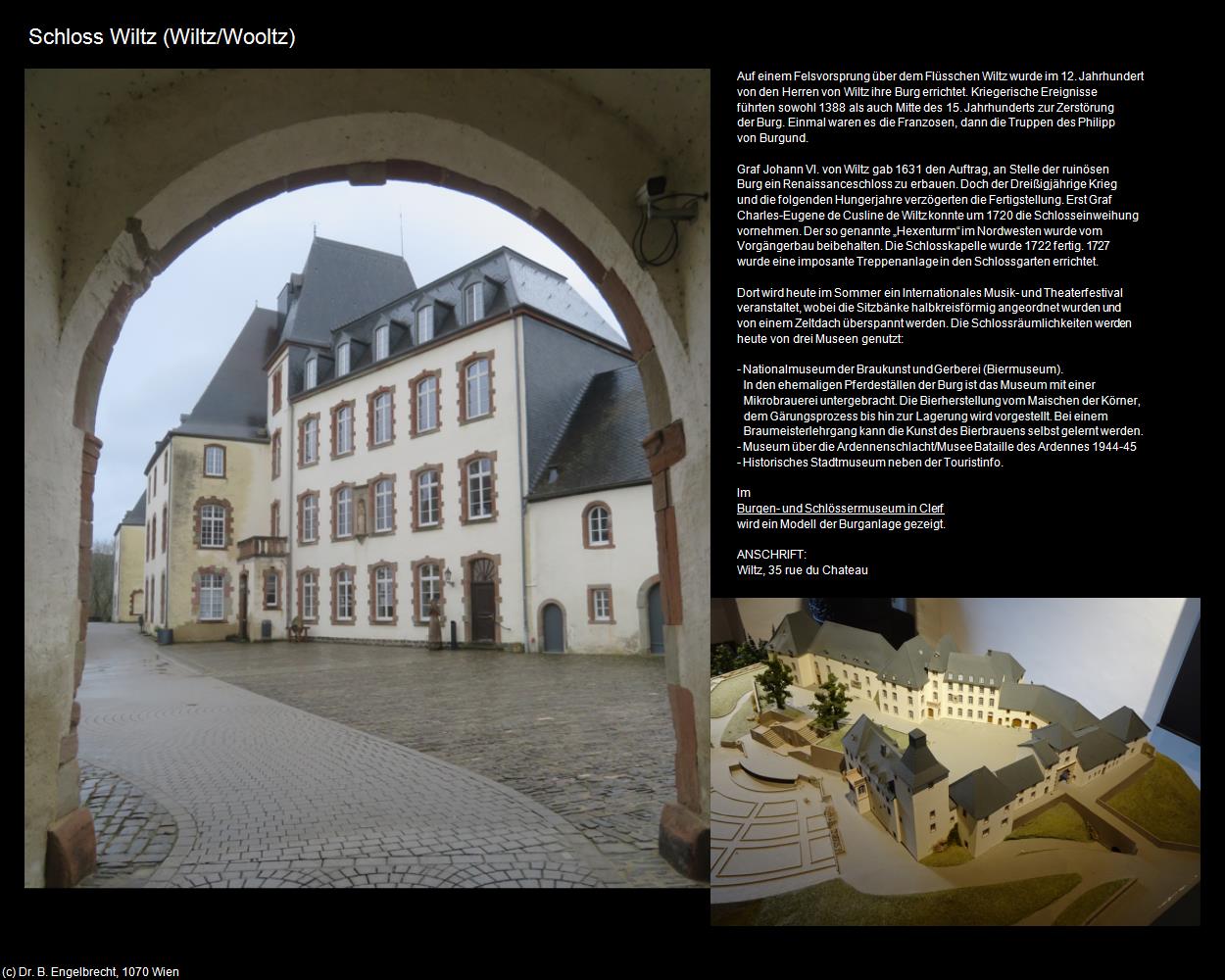 Schloss Wiltz (Wiltz/Wooltz) in LUXEMBURG(c)B.Engelbrecht