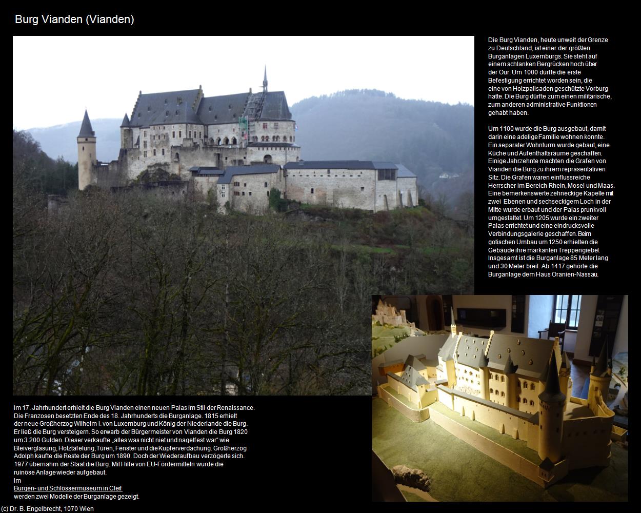 Burg Vianden (Vianden) in LUXEMBURG(c)B.Engelbrecht