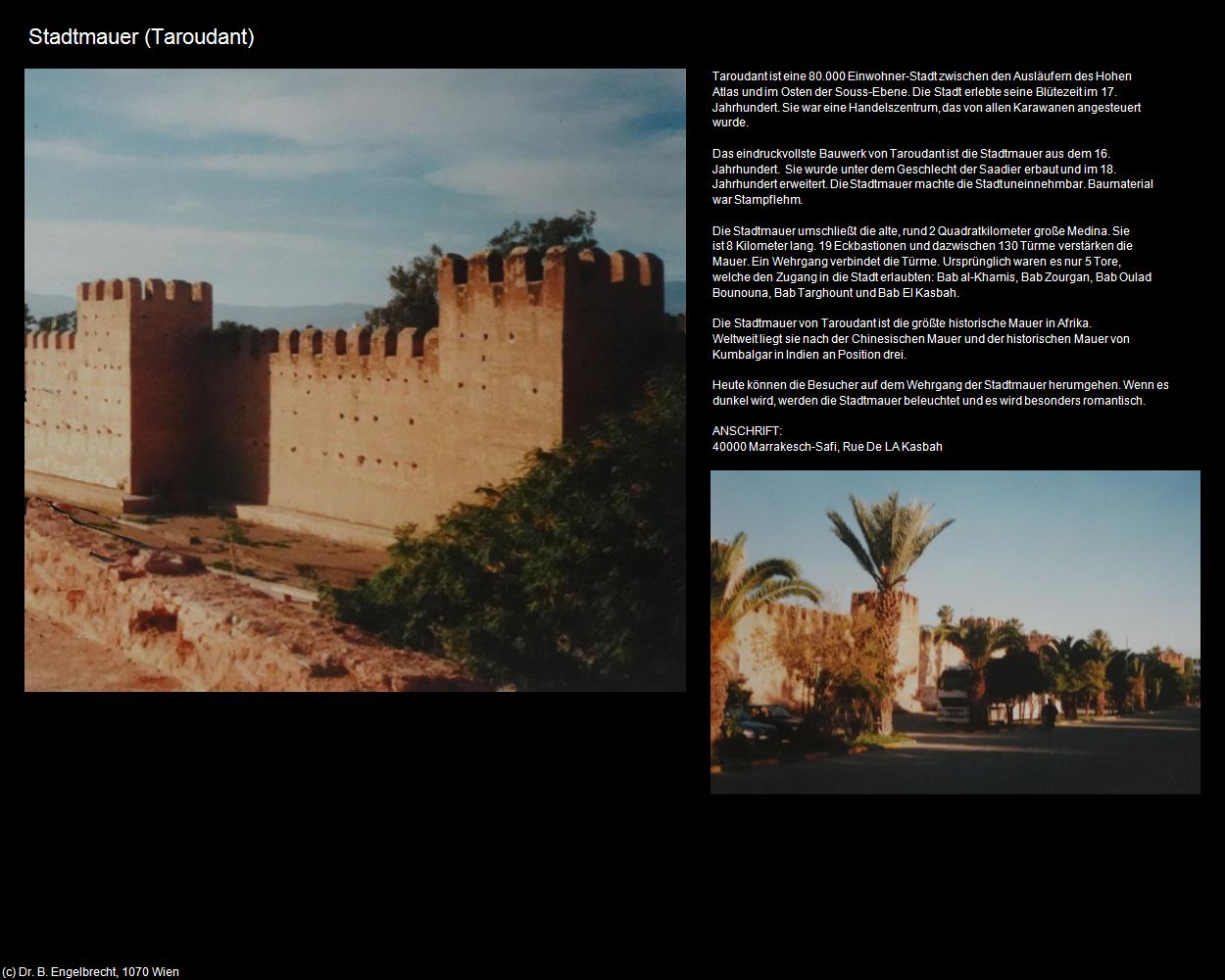 Stadtmauer (Taroudant) in Kulturatlas-MAROKKO