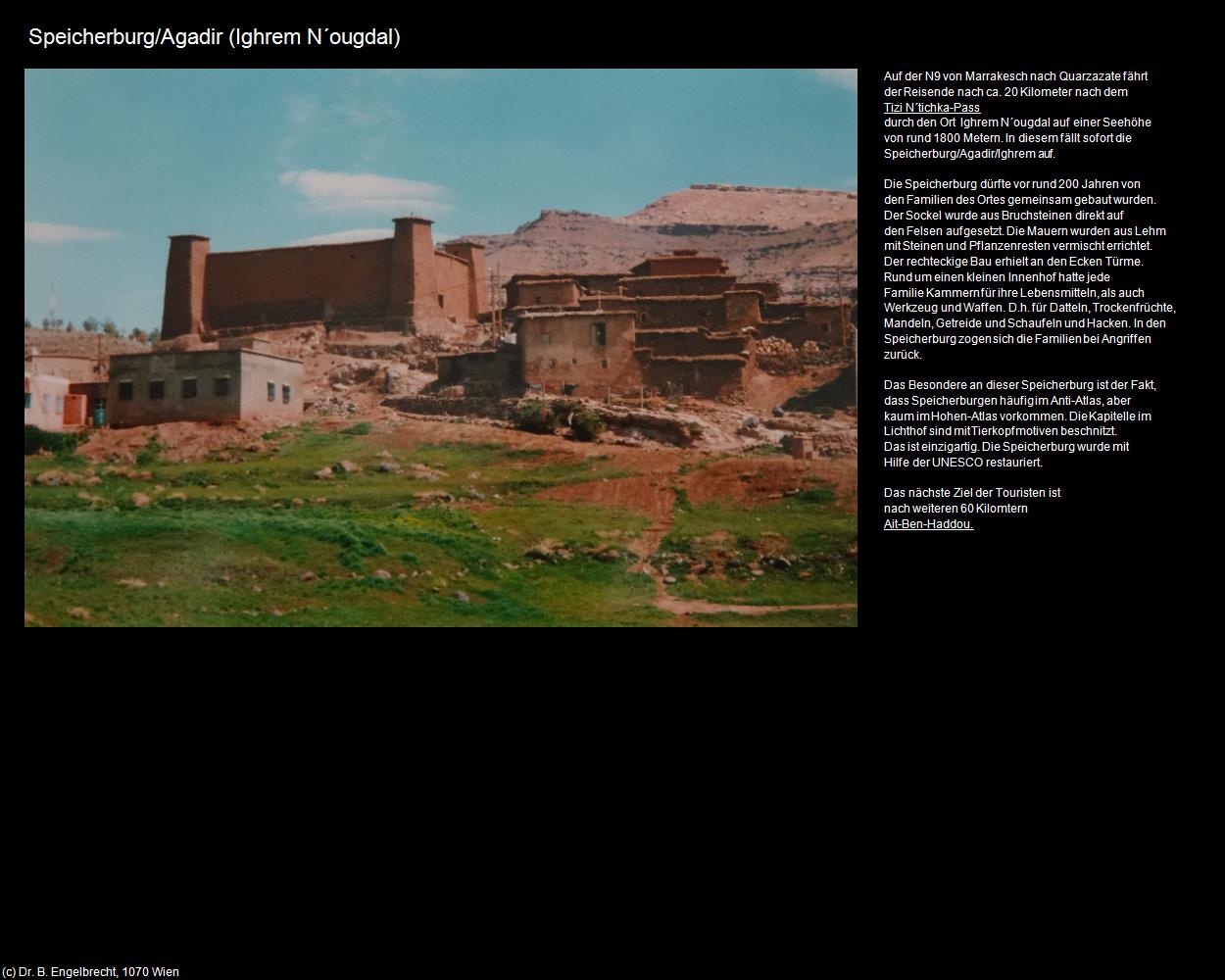 Speicherburg/Agadir (Ighrem N‘ougdal) in Kulturatlas-MAROKKO(c)B.Engelbrecht