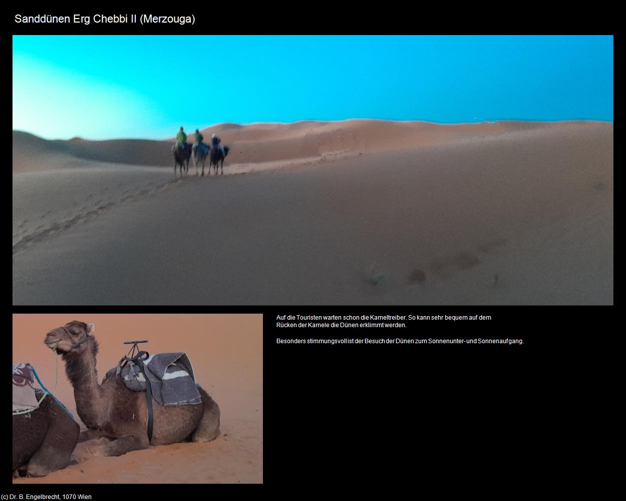 Sanddünen Erg Chebbi II (Merzouga) in Kulturatlas-MAROKKO