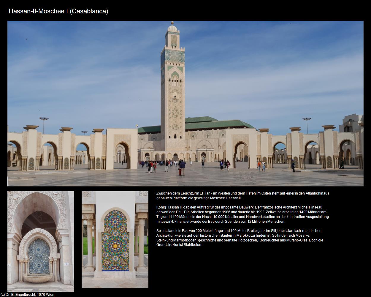 Hassan-II-Moschee I (Casablanca) in Kulturatlas-MAROKKO