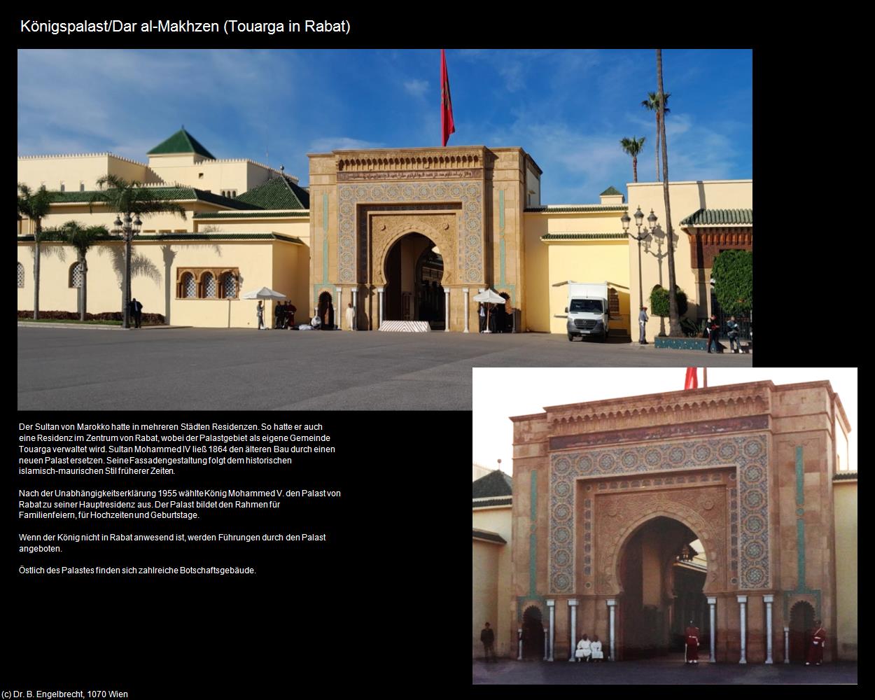 Königspalast/Dar al-Makhzen (Touarga) (Rabat) in Kulturatlas-MAROKKO