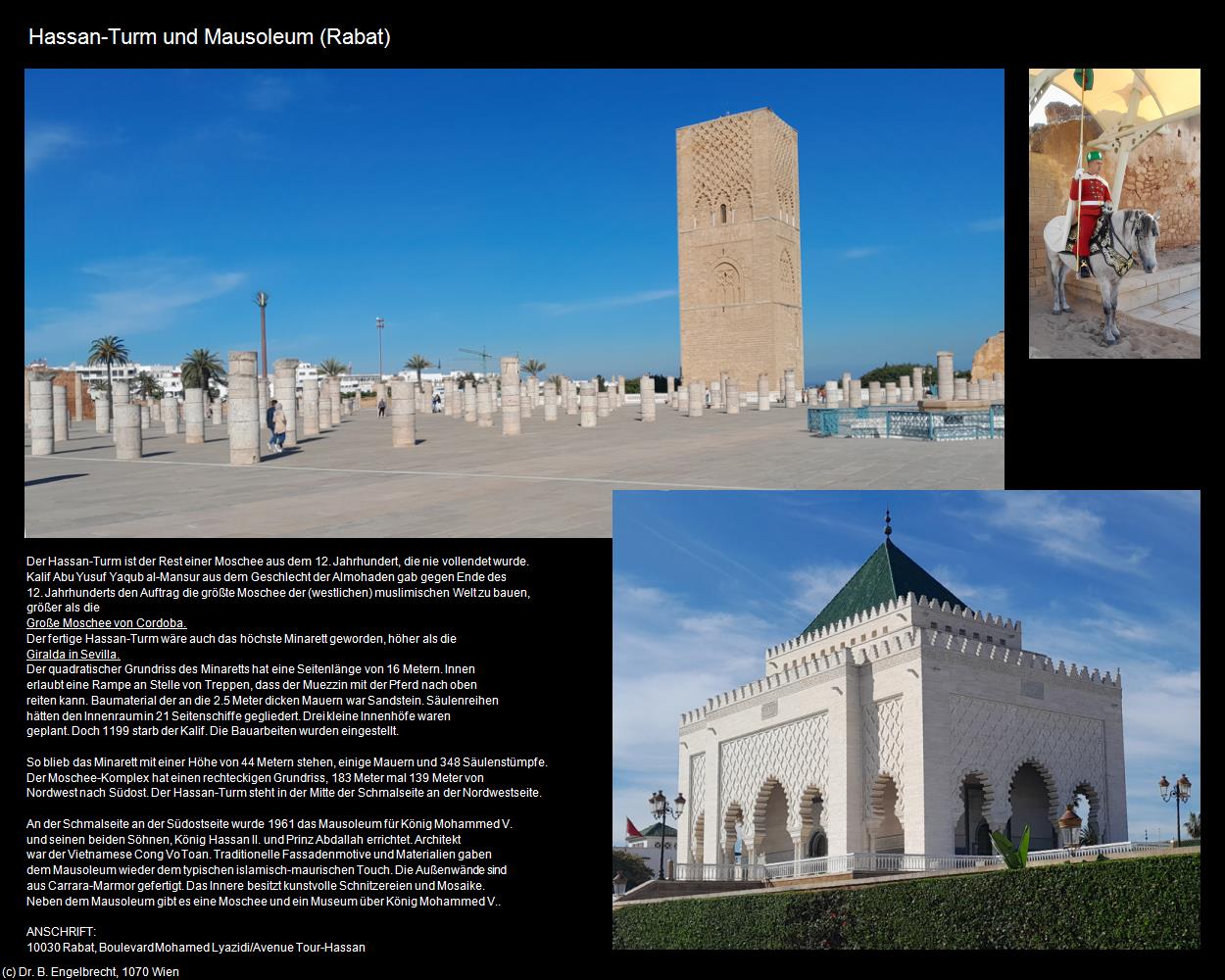 Hassan-Turm und Mausoleum (Rabat) in Kulturatlas-MAROKKO(c)B.Engelbrecht