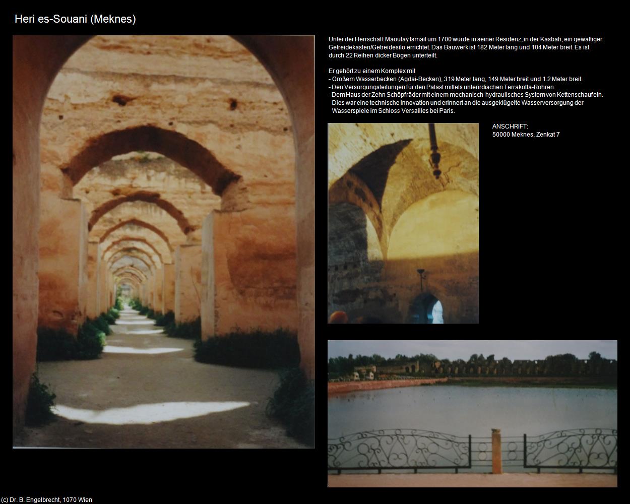 Heri es-Souani (Meknes) in Kulturatlas-MAROKKO