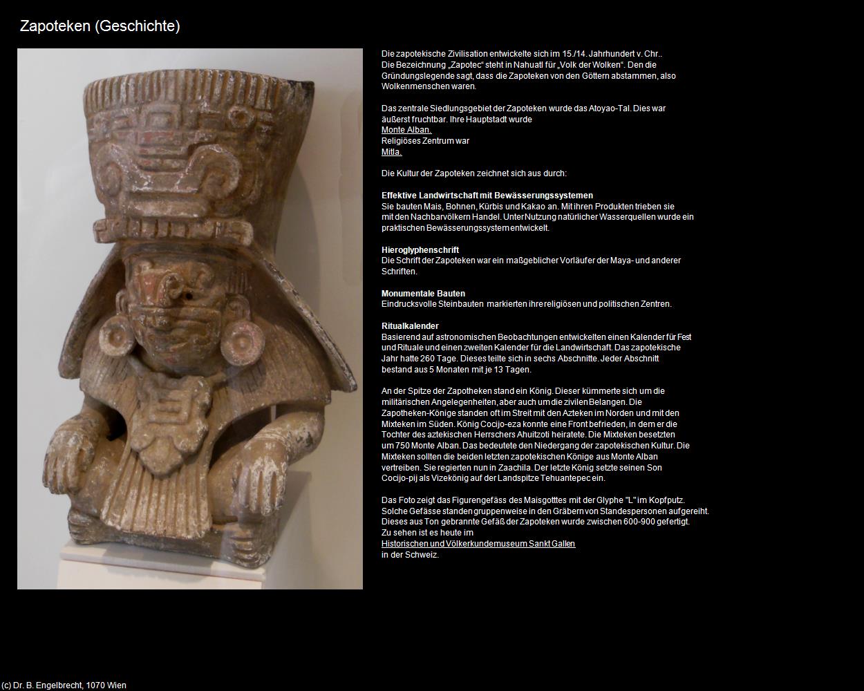 Zapoteken (Geschichte) (+Allgemeines) in Kulturatlas-MEXIKO(c)B.Engelbrecht