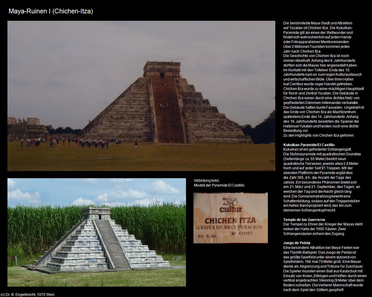 Ruinen Maya-Stadt I (Chichen-Itza) in Kulturatlas-MEXIKO