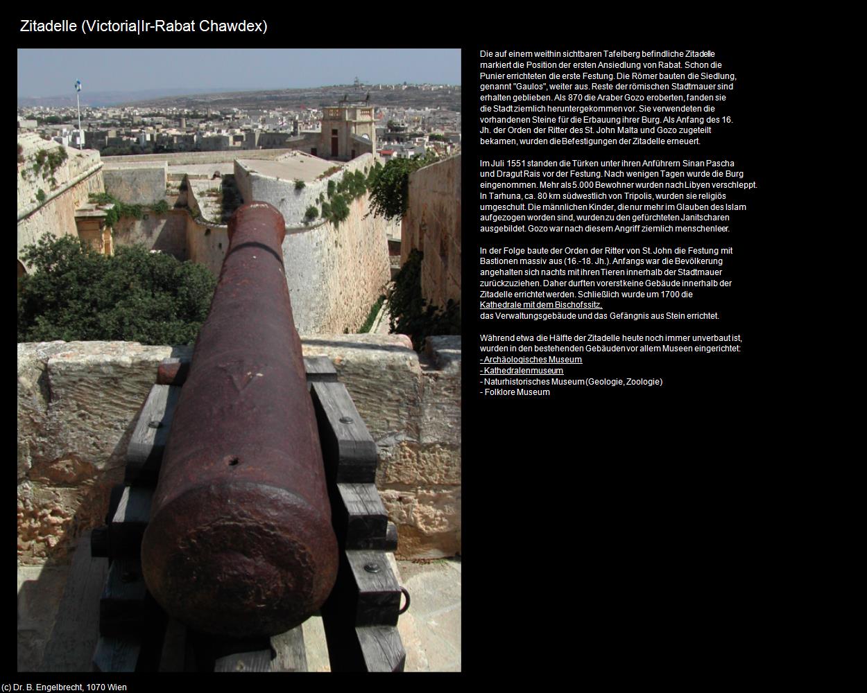 Zitadelle (Victoria|Ir-Rabat Chawdex auf Gozo) in Malta - Perle im Mittelmeer(c)B.Engelbrecht