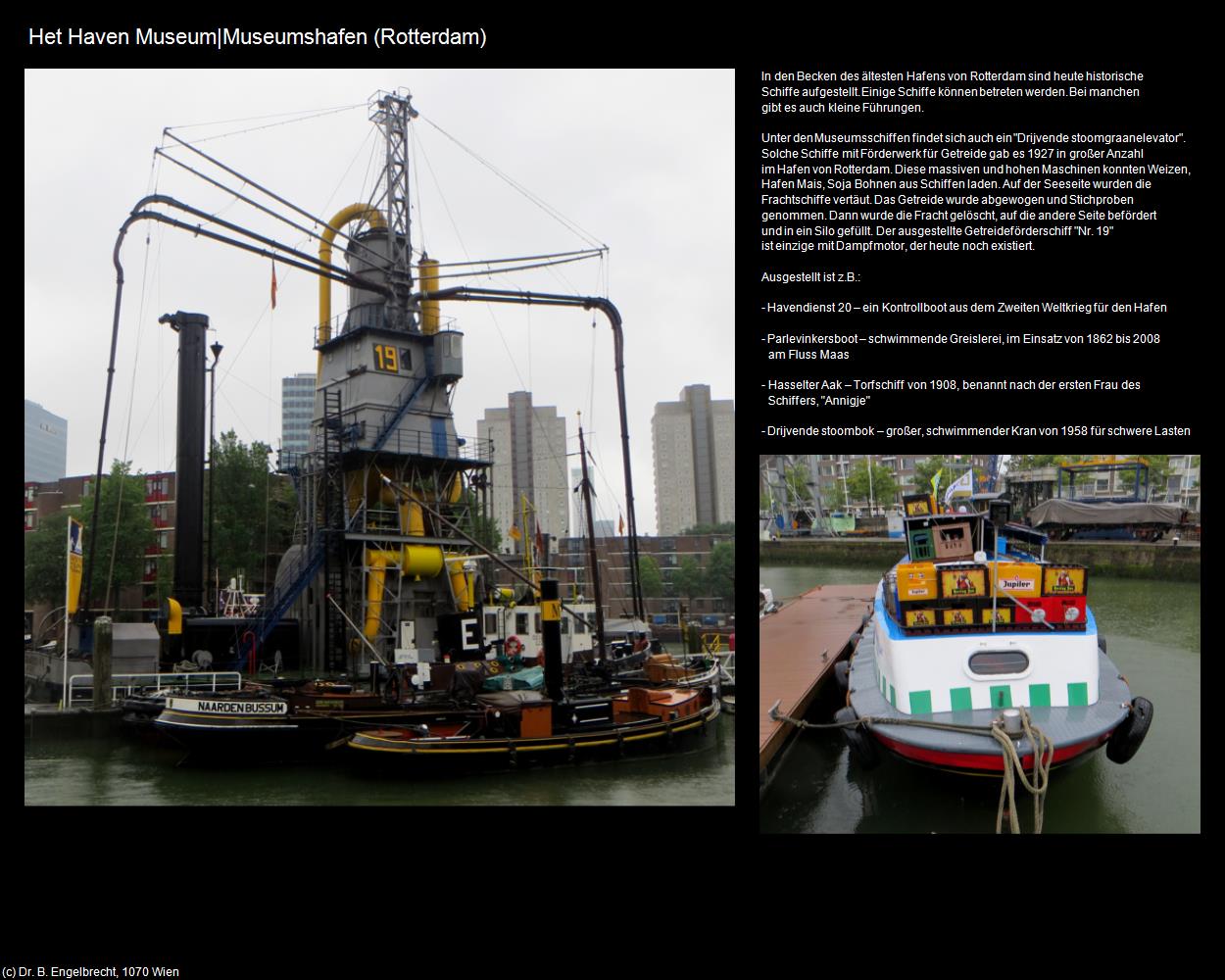 Museumshafen  (Rotterdam) in Kulturatlas-NIEDERLANDE