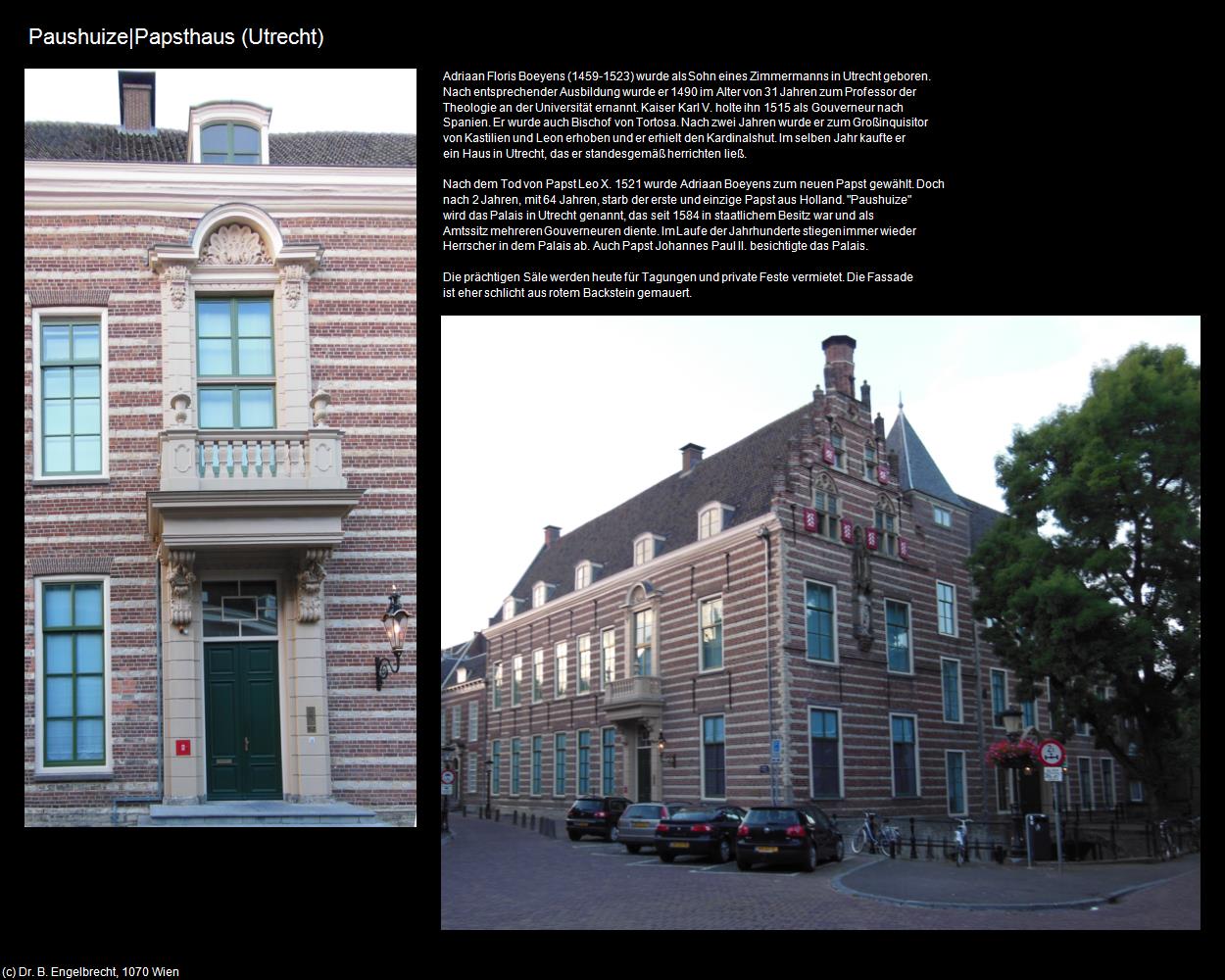 Paushuize|Papsthaus (Utrecht) in Kulturatlas-NIEDERLANDE