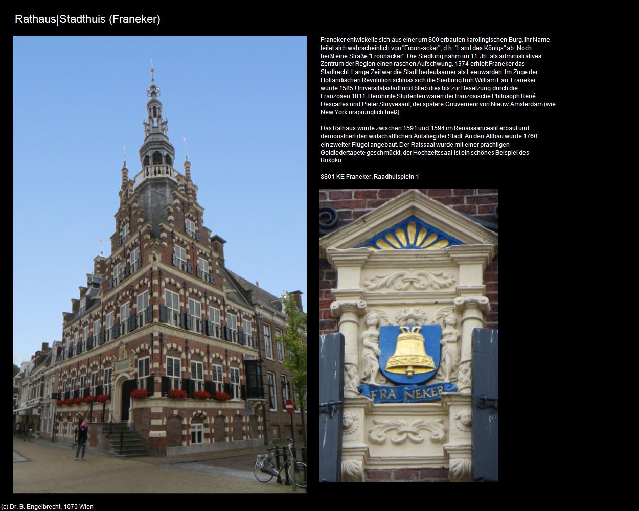 Rathaus  (Franeker) in Kulturatlas-NIEDERLANDE