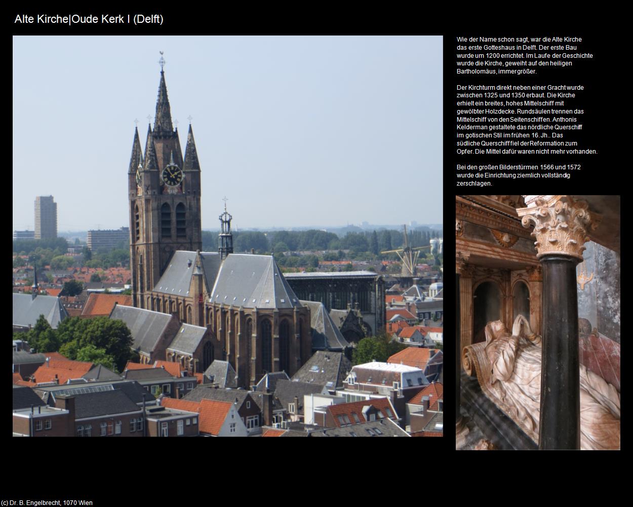Alte Kirche|Oude Kerk I (Delft) in Kulturatlas-NIEDERLANDE