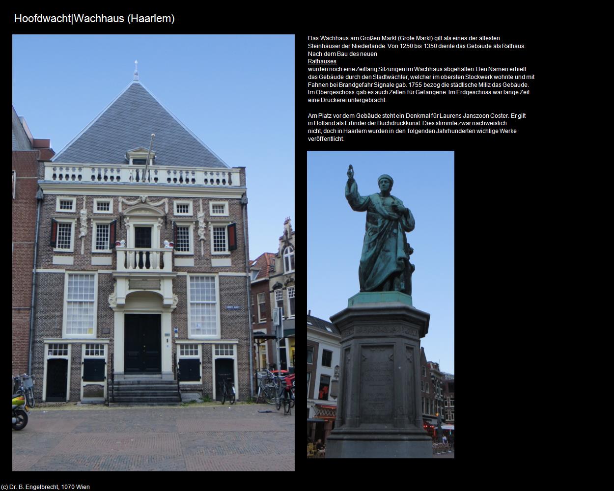 Hoofdwacht|Wachhaus (Haarlem) in Kulturatlas-NIEDERLANDE(c)B.Engelbrecht