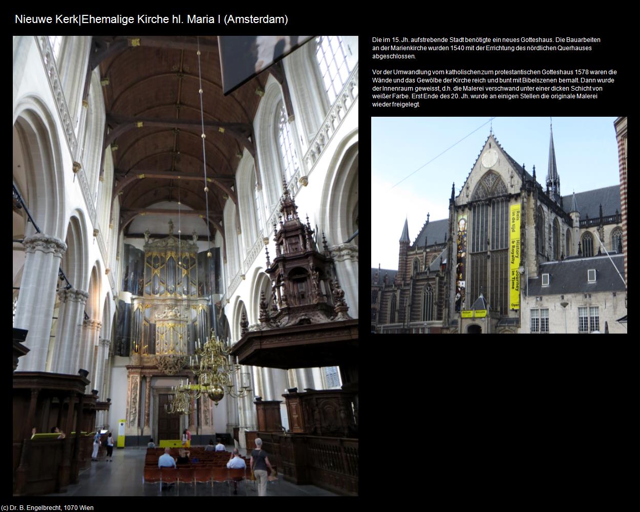 Nieuwe Kerk|Ehem. Kirche hl. Maria I (Amsterdam) in Kulturatlas-NIEDERLANDE