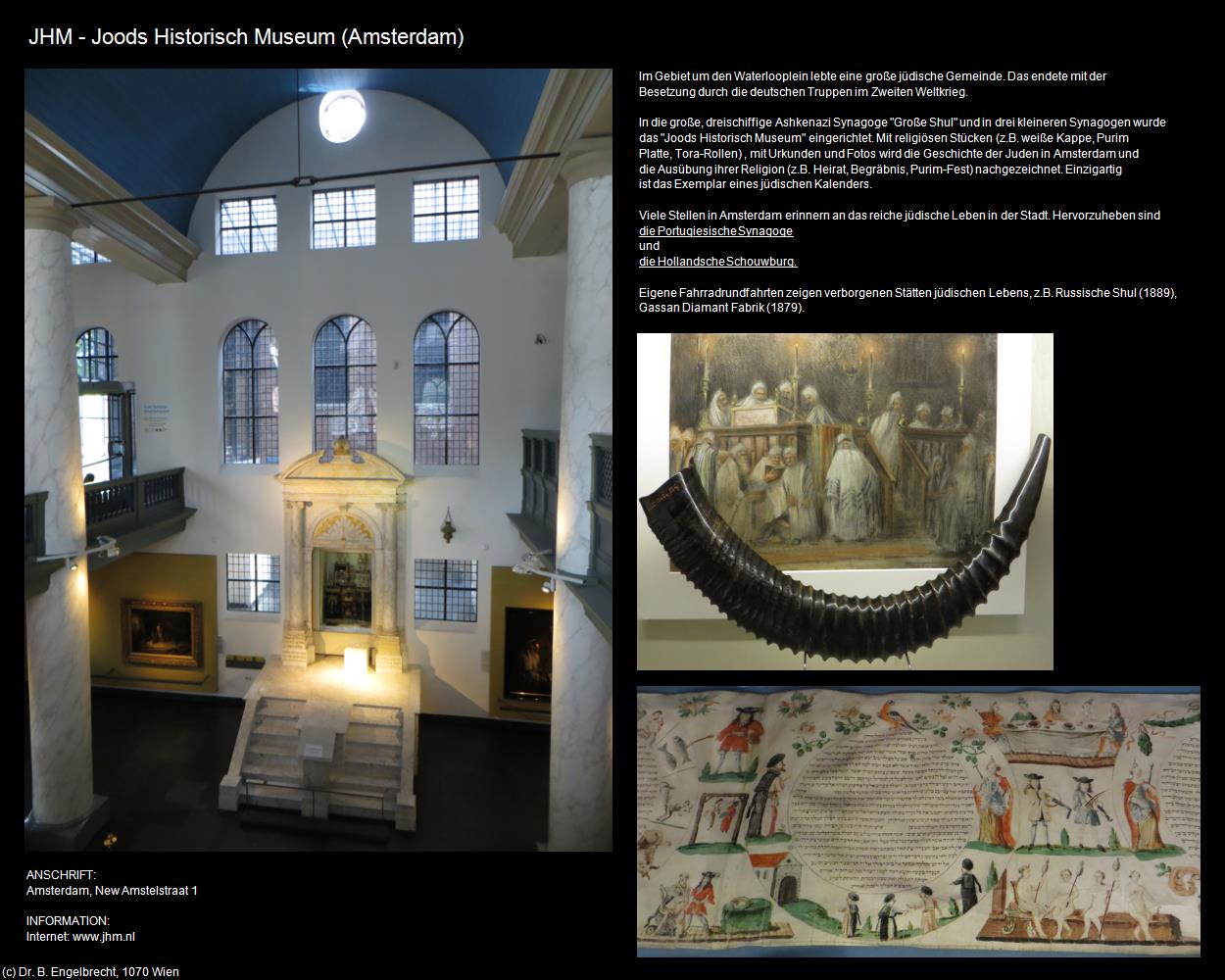 JHM - Joods Historisch Museum  (Amsterdam) in Kulturatlas-NIEDERLANDE(c)B.Engelbrecht