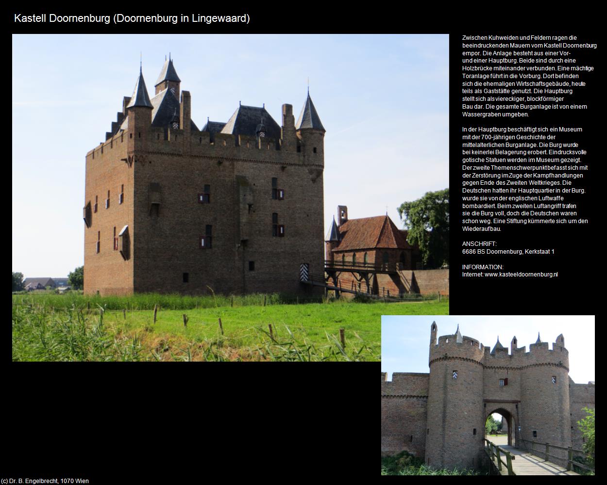 Kastell Doornenburg (Doornenburg in Lingewaard) in Kulturatlas-NIEDERLANDE