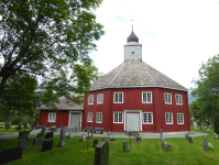 Grytten Kirke und Commenwealth Gräber (Veblungsnes bei Rauma)