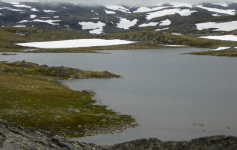 Aussichtspunkt Nufshaus und Sommerschigebiet Sognefjellet (Lom)