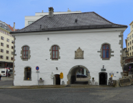 Muren mit Buekorpsmuseet (Bergen)