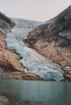 Briksdals-Gletscher im Jostedalsbreen Nasjonalpark (Briksdalsbre)