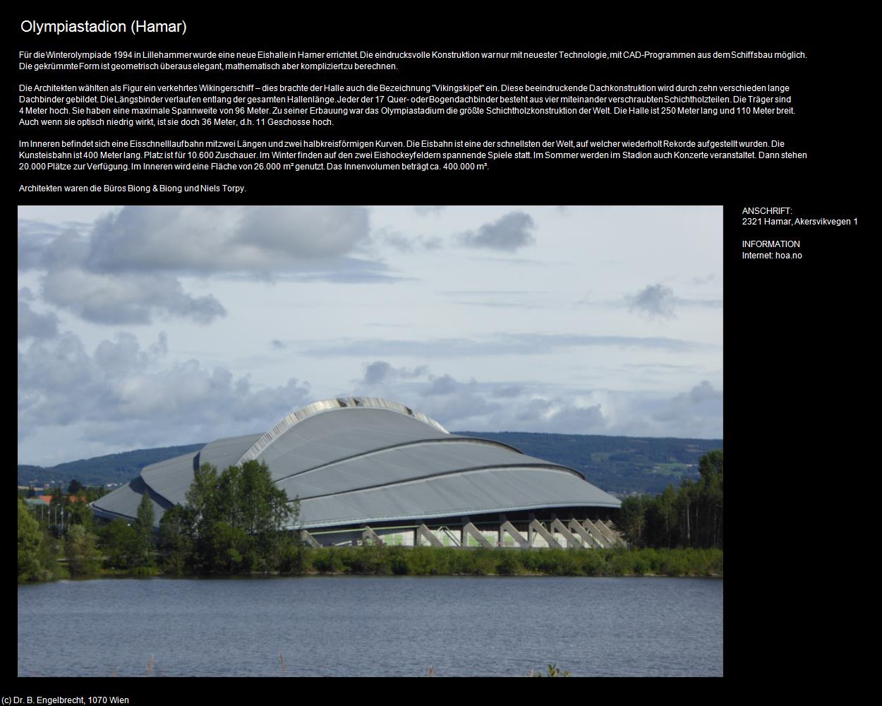 Olympiastadion (Hamar) in Kulturatlas-REISE nach NORWEGEN