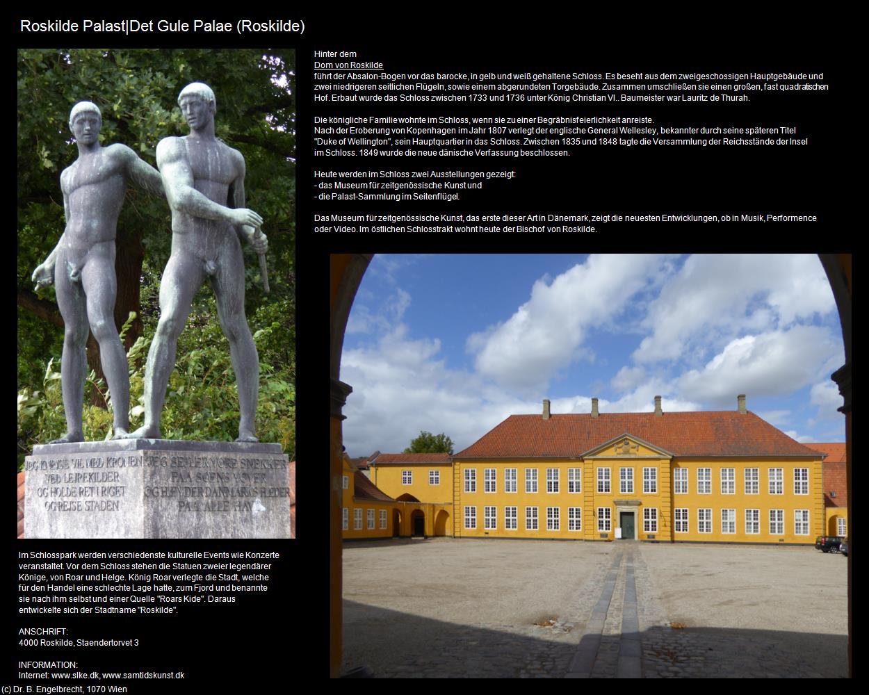 Roskilde Palast|Det Gule Palae (Roskilde) in Kulturatlas-REISE nach NORWEGEN(c)B.Engelbrecht