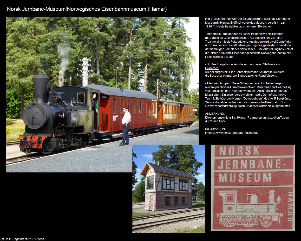 Norsk Jernbane-Museum|Norwegisches Eisenbahnmuseum (Hamar) in Kulturatlas-REISE nach NORWEGEN(c)B.Engelbrecht