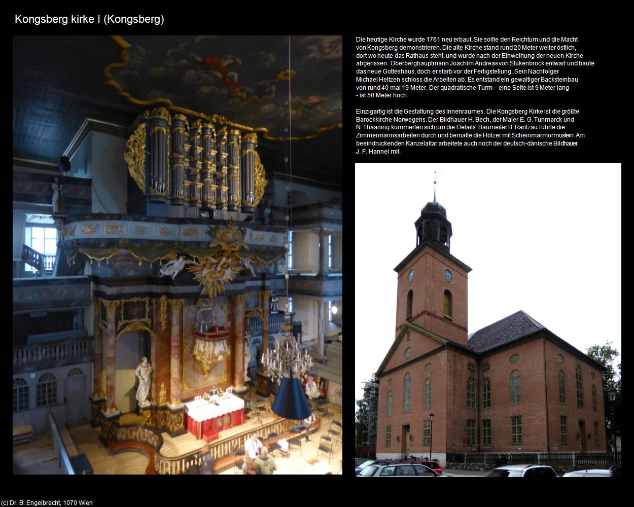 Kongsberg kirke I (Kongsberg) in Kulturatlas-REISE nach NORWEGEN