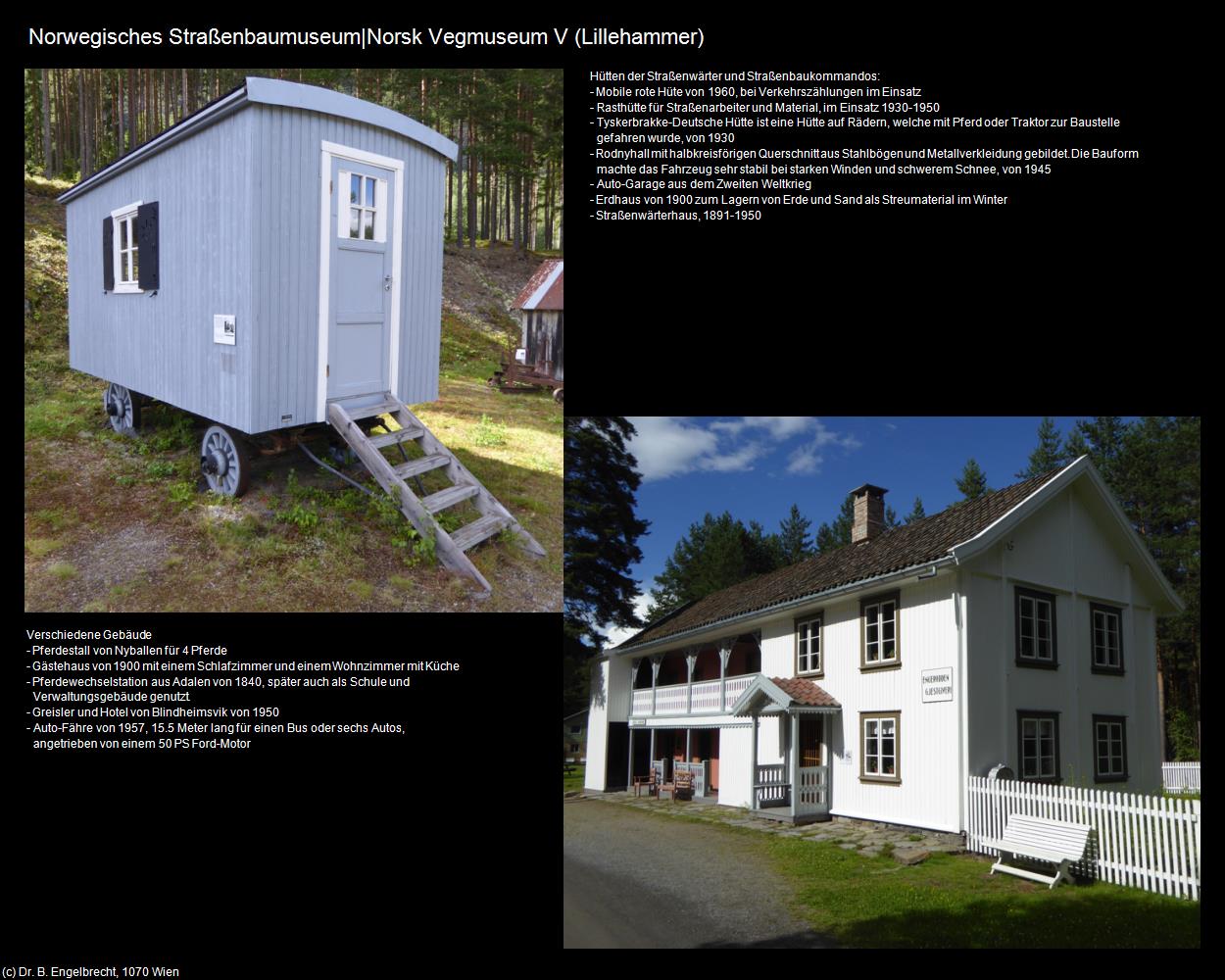 Norwegisches Straßenbaumuseum V (Hunderfossen) (Lillehammer) in Kulturatlas-REISE nach NORWEGEN