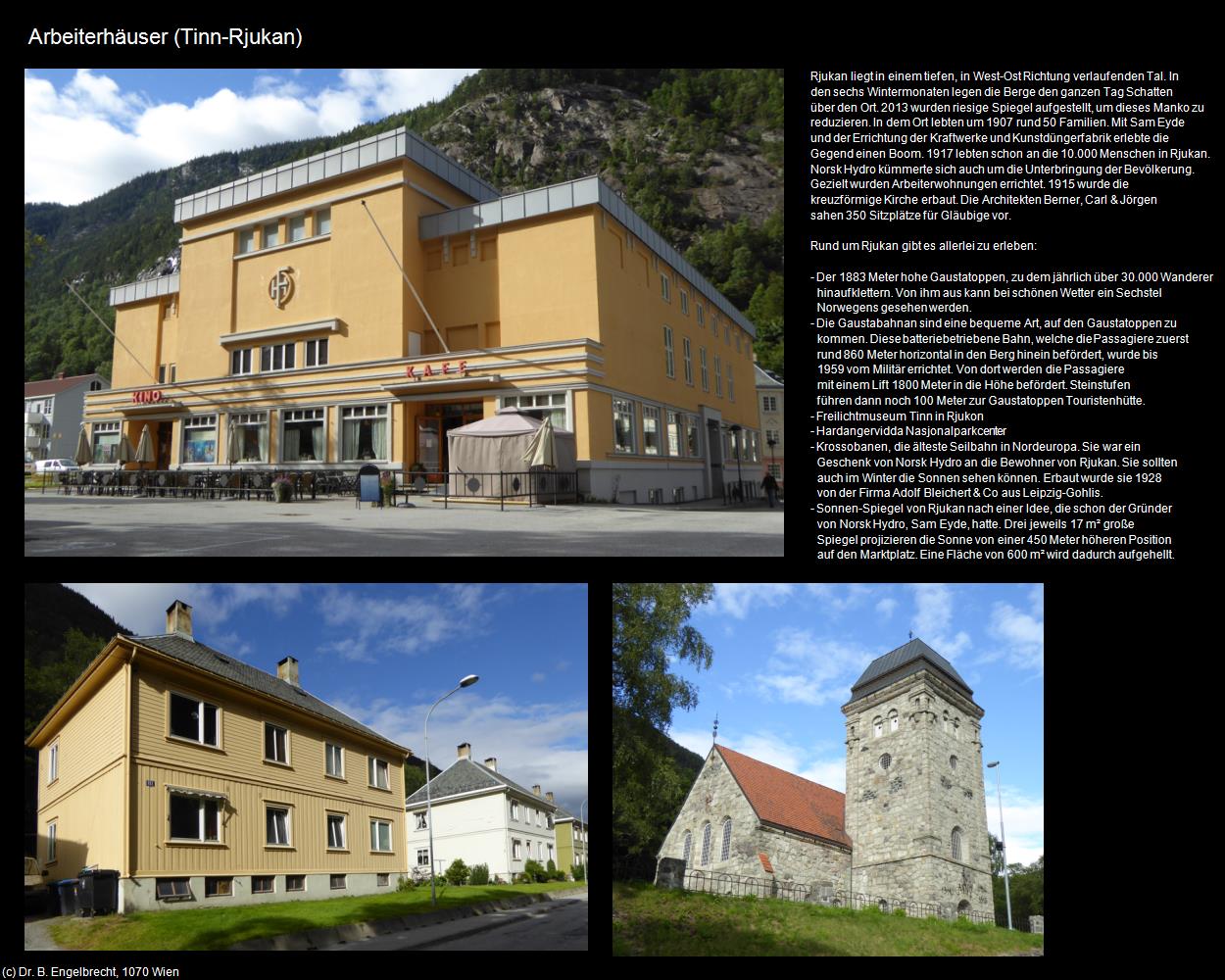 Arbeiterhäuser (Rjukan) (Tinn) in Kulturatlas-REISE nach NORWEGEN