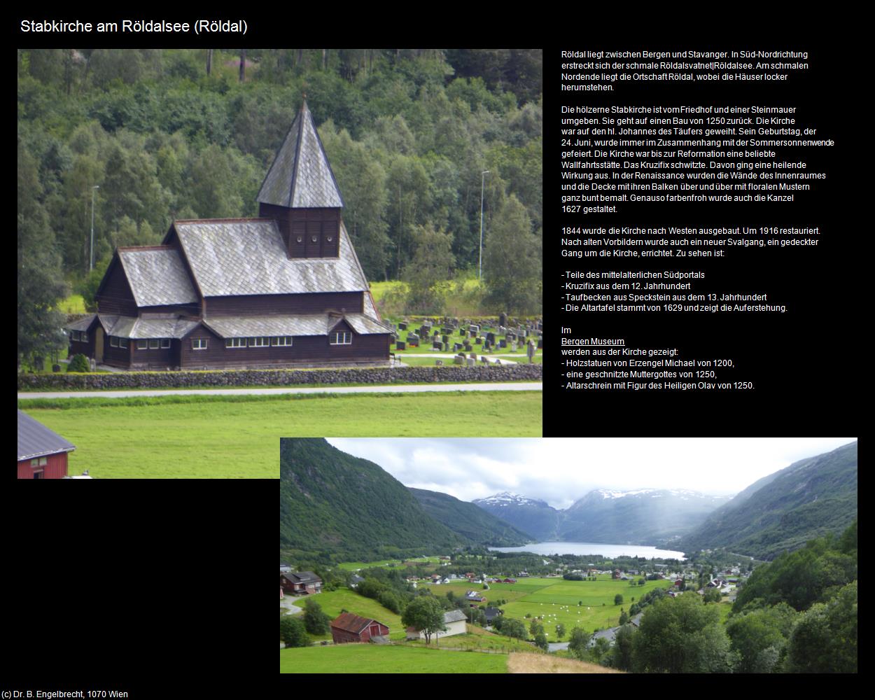 Stabkirche am Röldalsee (Röldal) in Kulturatlas-NORWEGEN(c)B.Engelbrecht