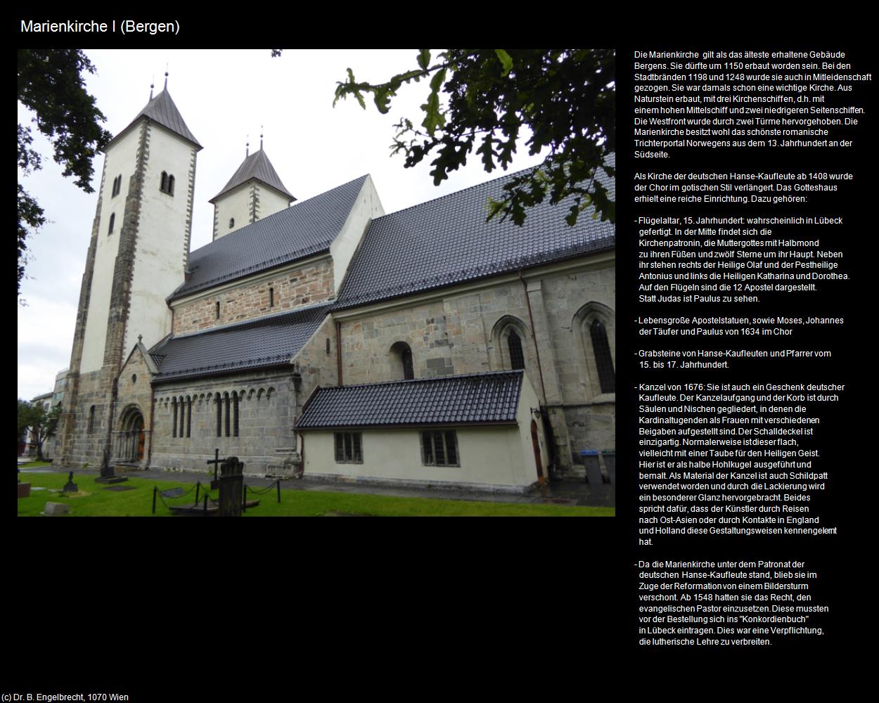 Marienkirche|Mariakirken I  (Bergen) in Kulturatlas-REISE nach NORWEGEN