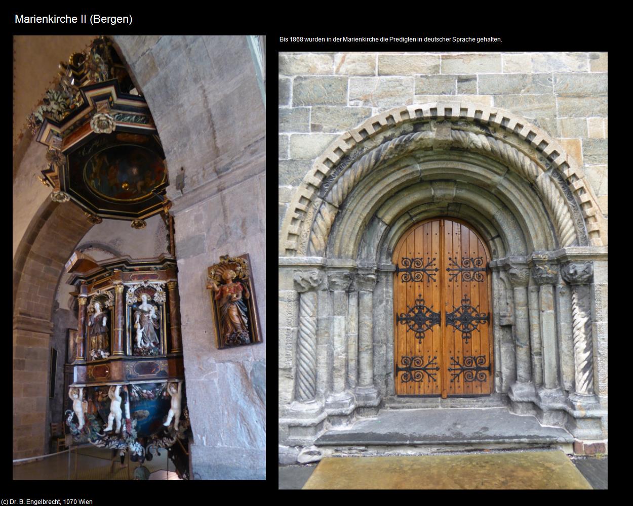 Marienkirche|Mariakirken II  (Bergen) in Kulturatlas-REISE nach NORWEGEN
